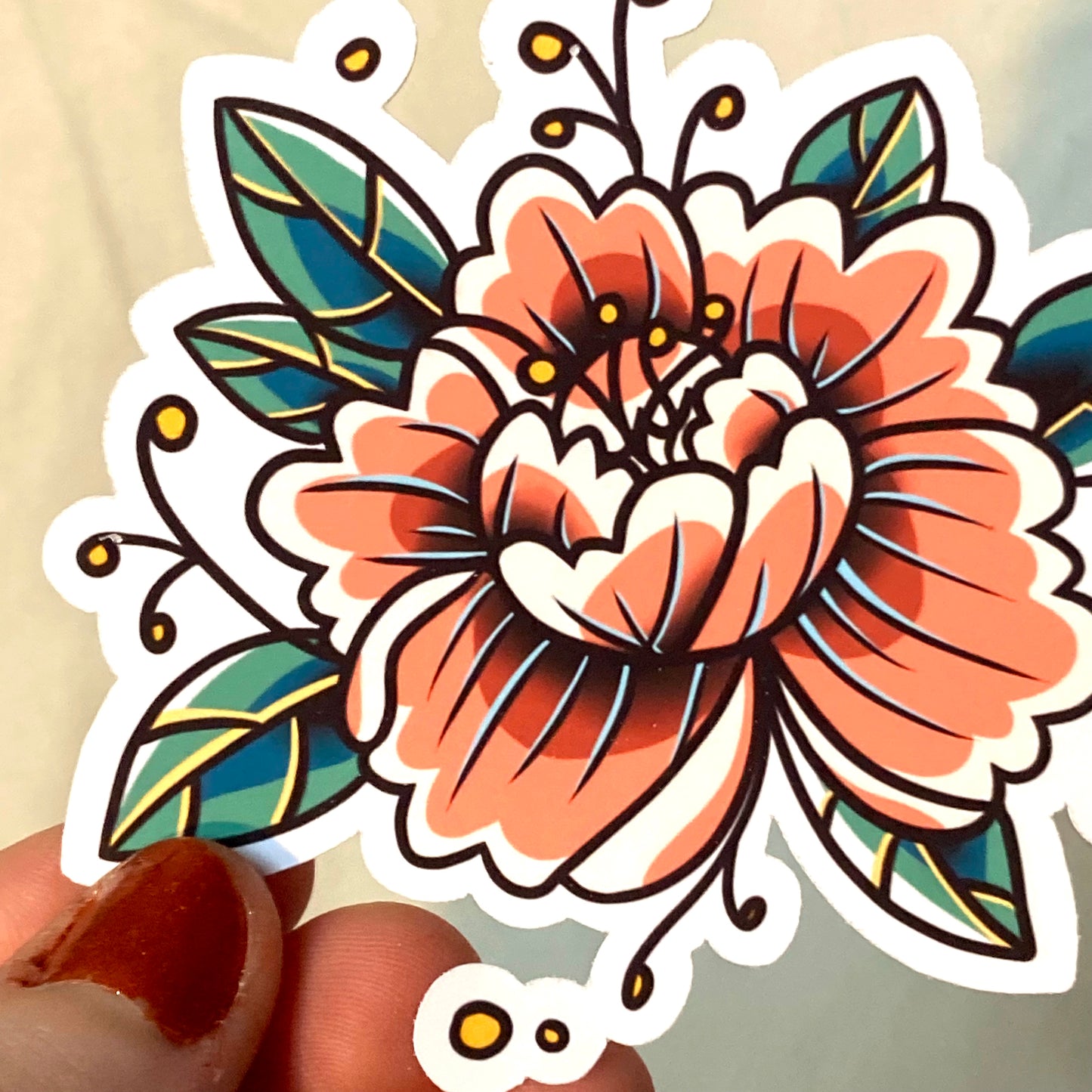 peony sticker