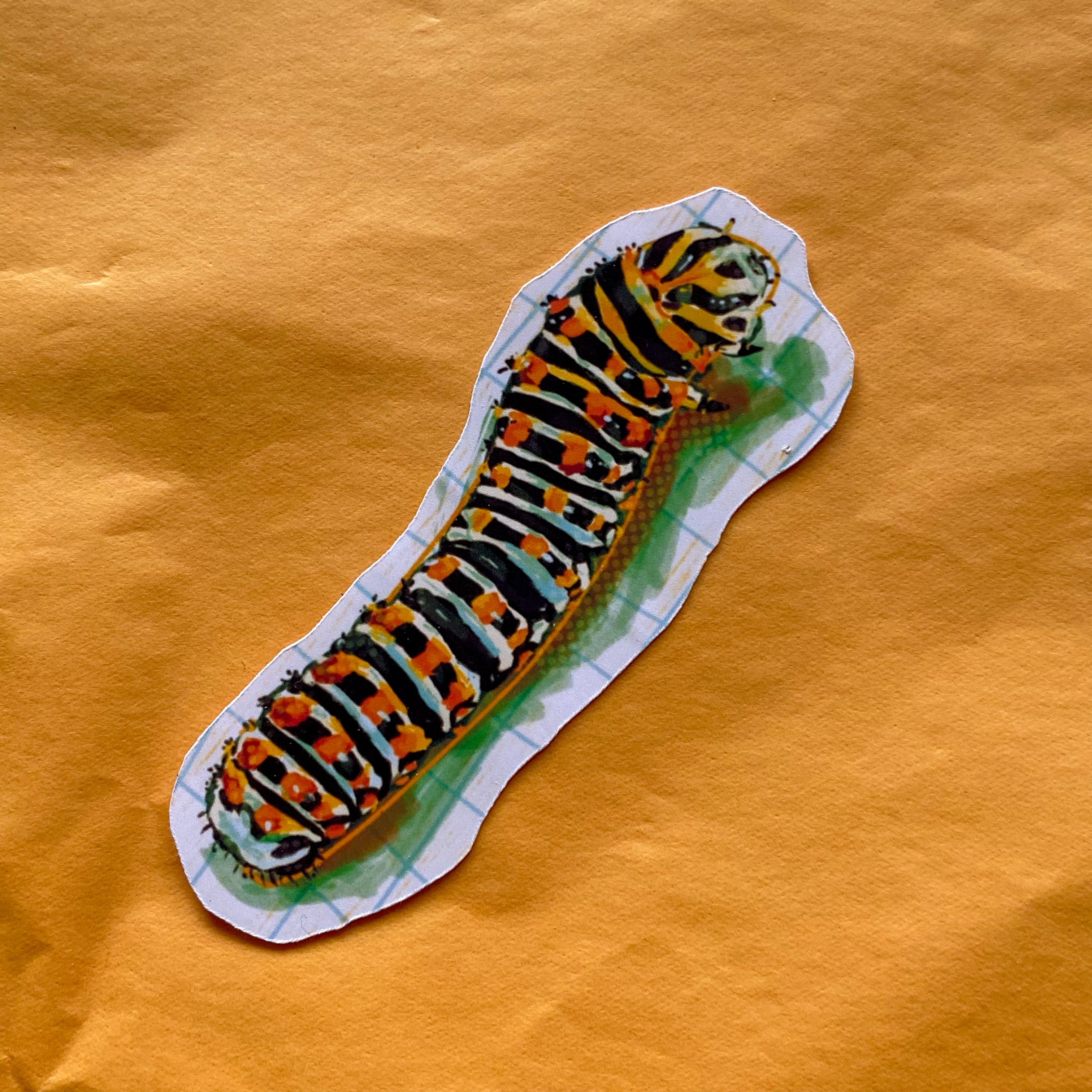 caterpillar sticker